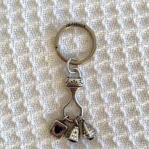 Brighton Silver Key Fob with Charms